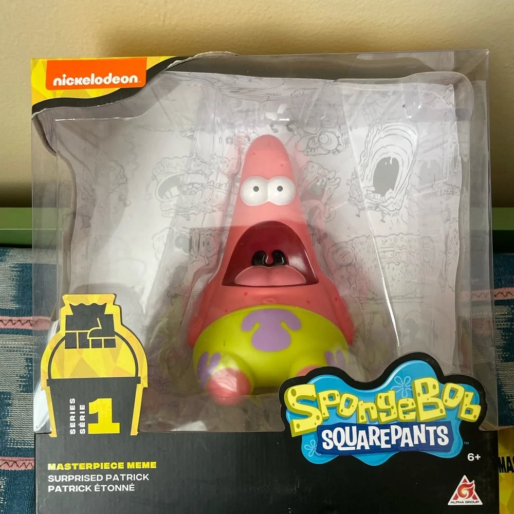 SpongeBob SquarePants Masterpiece Meme series 1 -  Surprised Patrick Vinyl Figur